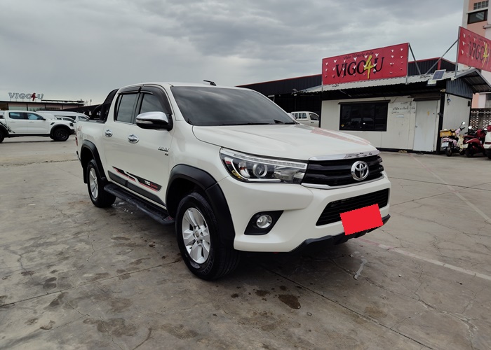 2016 TOYOTA Hilux DOUBLE CAB 2 8 4WD AT White Toyota Hilux Vigo 2016 TOYOTA Hilux DOUBLE CAB 2 8 4WD AT White Toyota Hilux Vigo